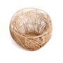 Voir la diapositive 3 : KB8 Set de 2 corbeilles tressés en rotin et métal - Beige
