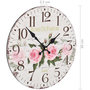 Voir la diapositive 6 : VIDAXL Horloge murale vintage Fleur 30 cm