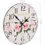 Voir la diapositive 6 : VIDAXL Horloge murale vintage Fleur 30 cm