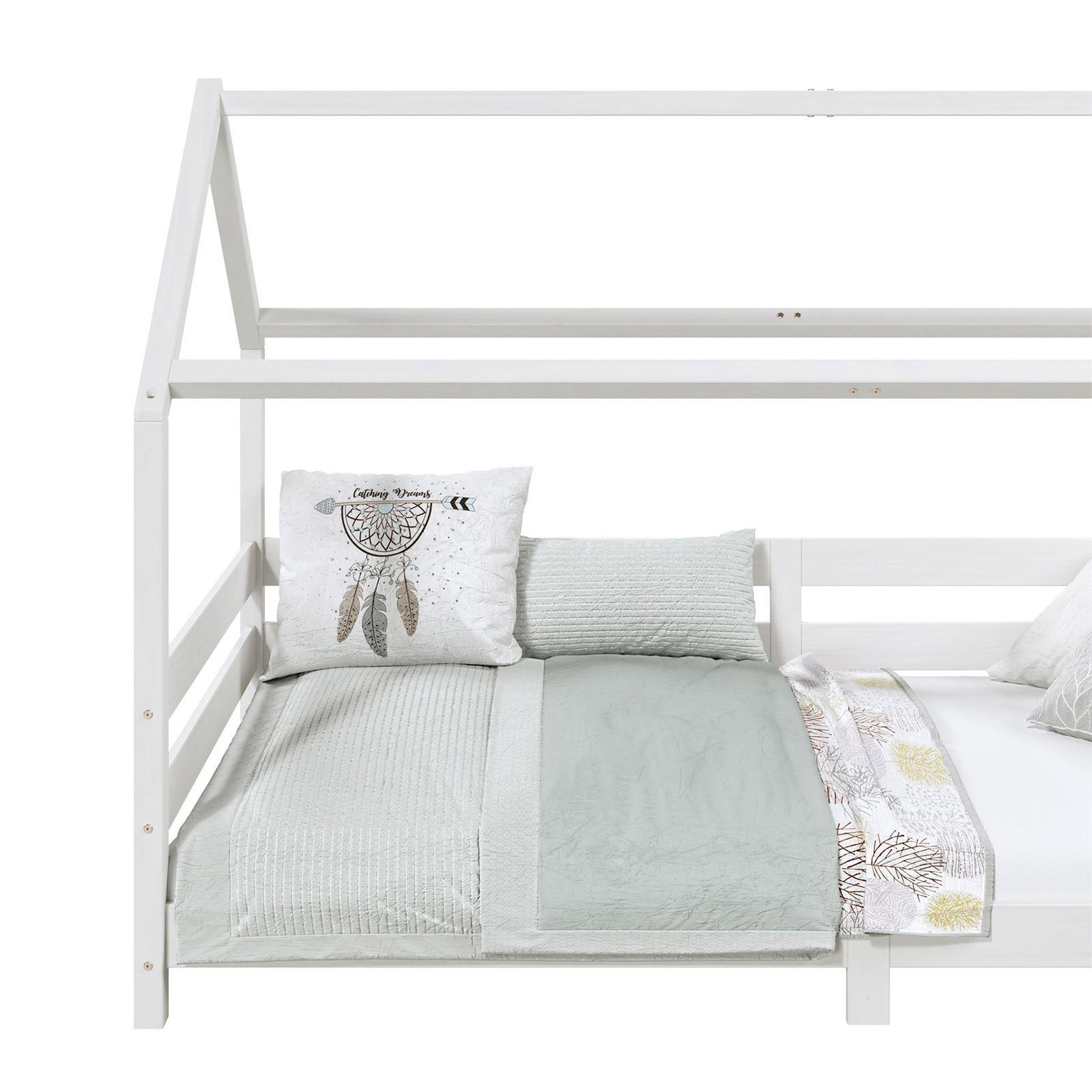 Voir la diapositive 6 : IDIMEX Lit cabane fina 90 x 190 cm, en pin massif