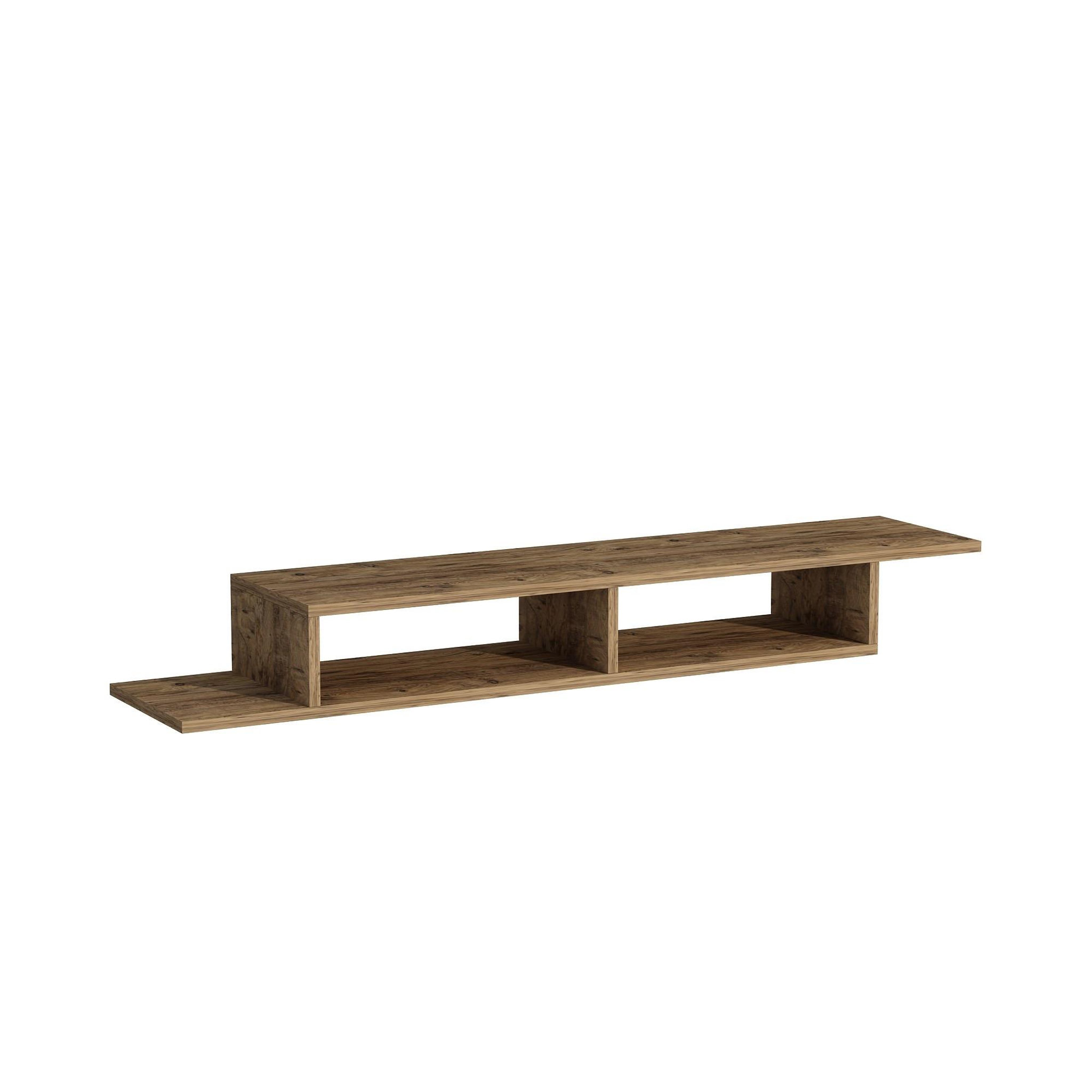 Habitat et Jardin Meuble tv en bois  muson  - 120 x 29 x 18 cm - pin atlantique