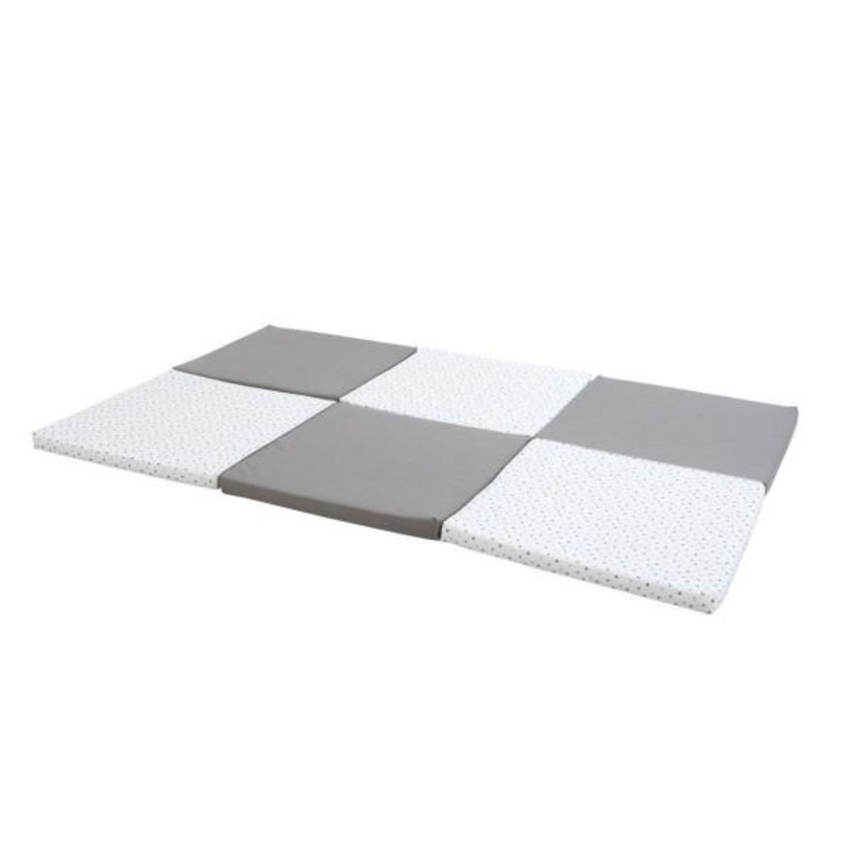 CANDIDE Tapis d'éveil XL - CANDIDE - Evolutif 5-en-1 - Gris / Etoiles