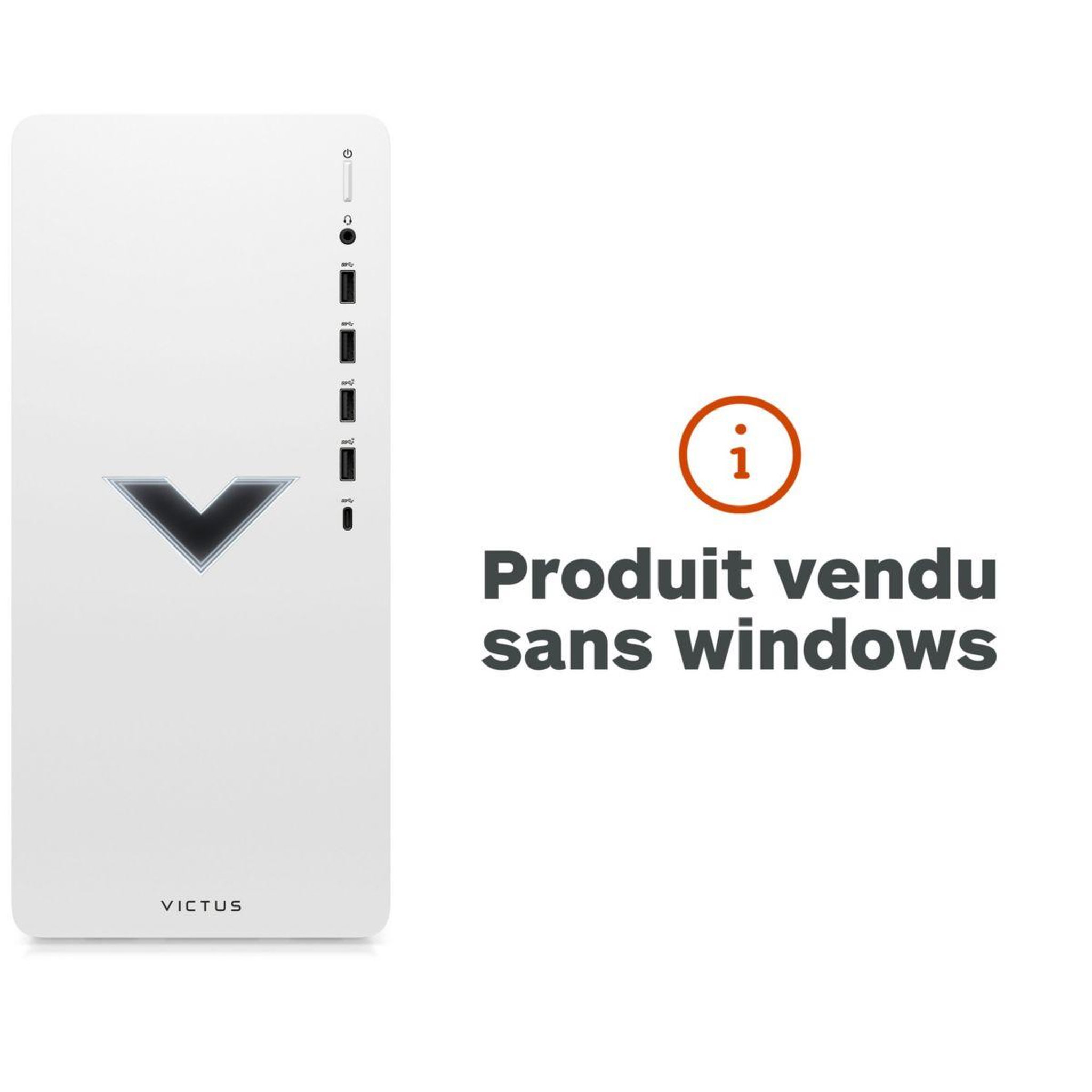 Voir la diapositive 1 : HP PC Gamer Victus TG02-2050nf sans OS