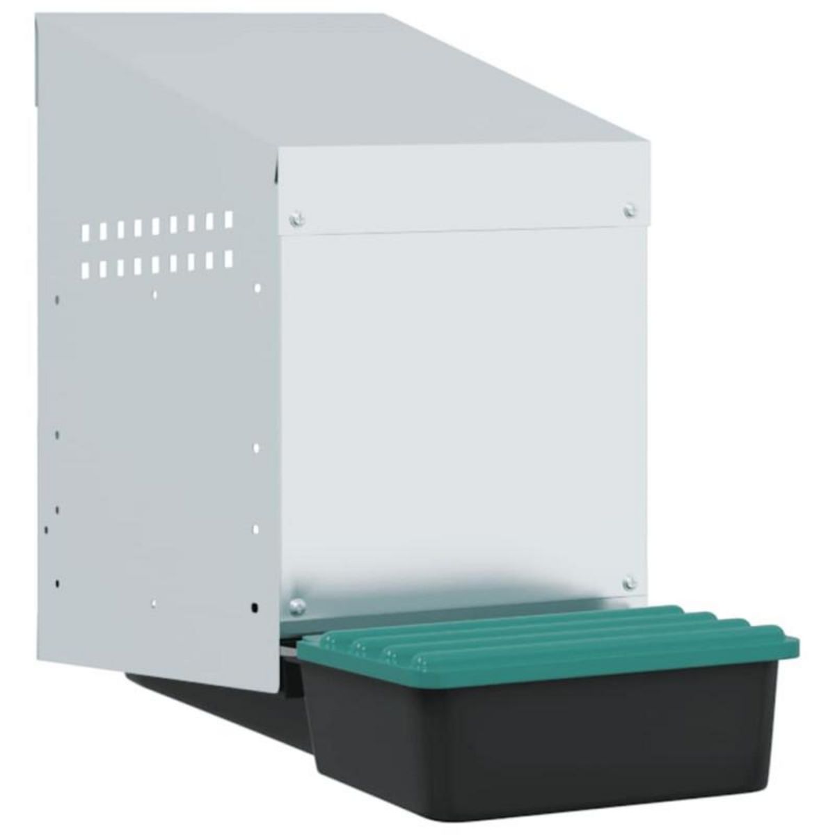 VIDAXL Nichoir à poules1 compartiment, fixation murale, acier galvanisé