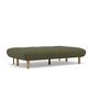 Voir la diapositive 4 : BEST MOBILIER Soan - banquette 2 places convertible clic-clac en velours texturé