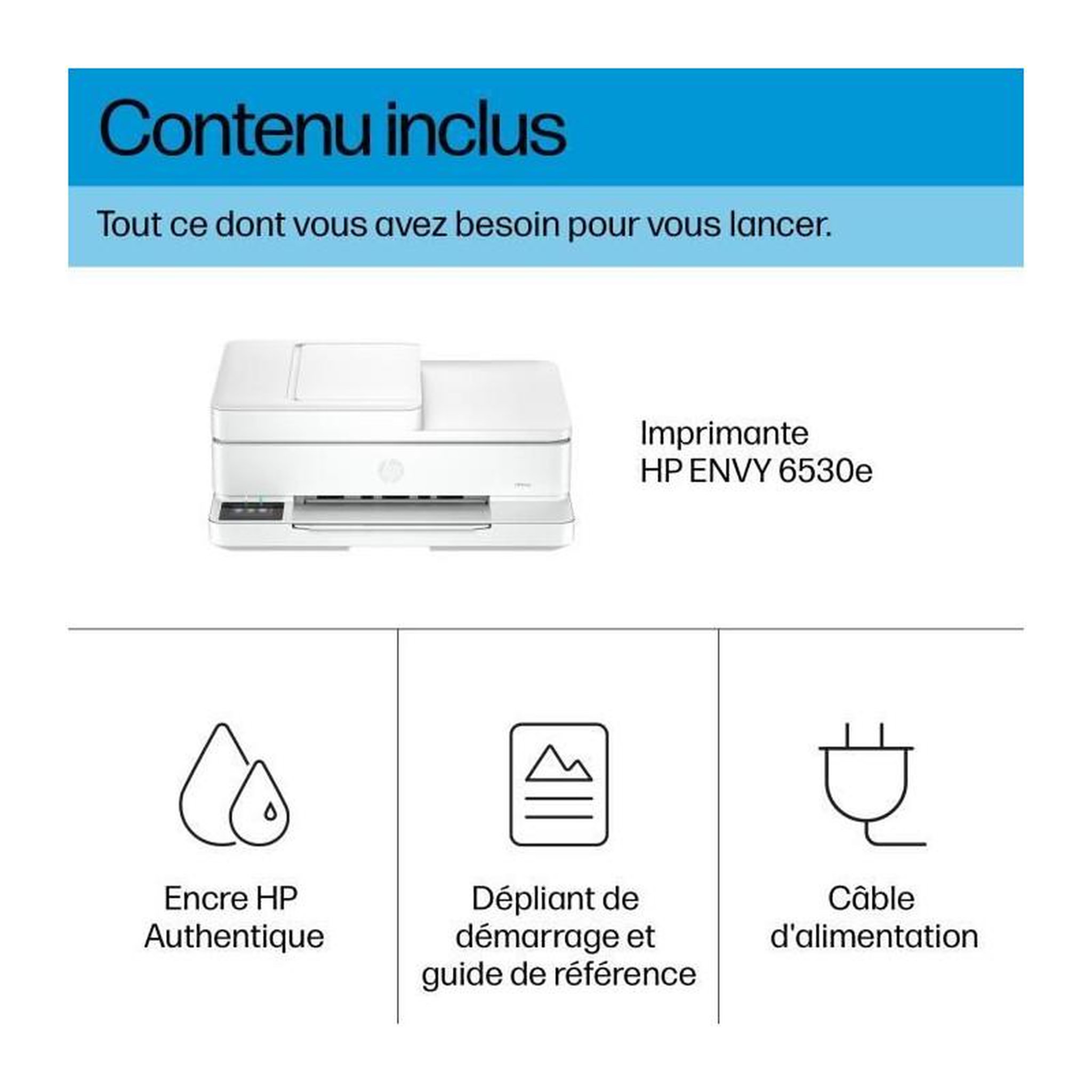 Voir la diapositive 6 : HP HP ENVY 6530e All-in-One - imprimante multifonctions - couleur