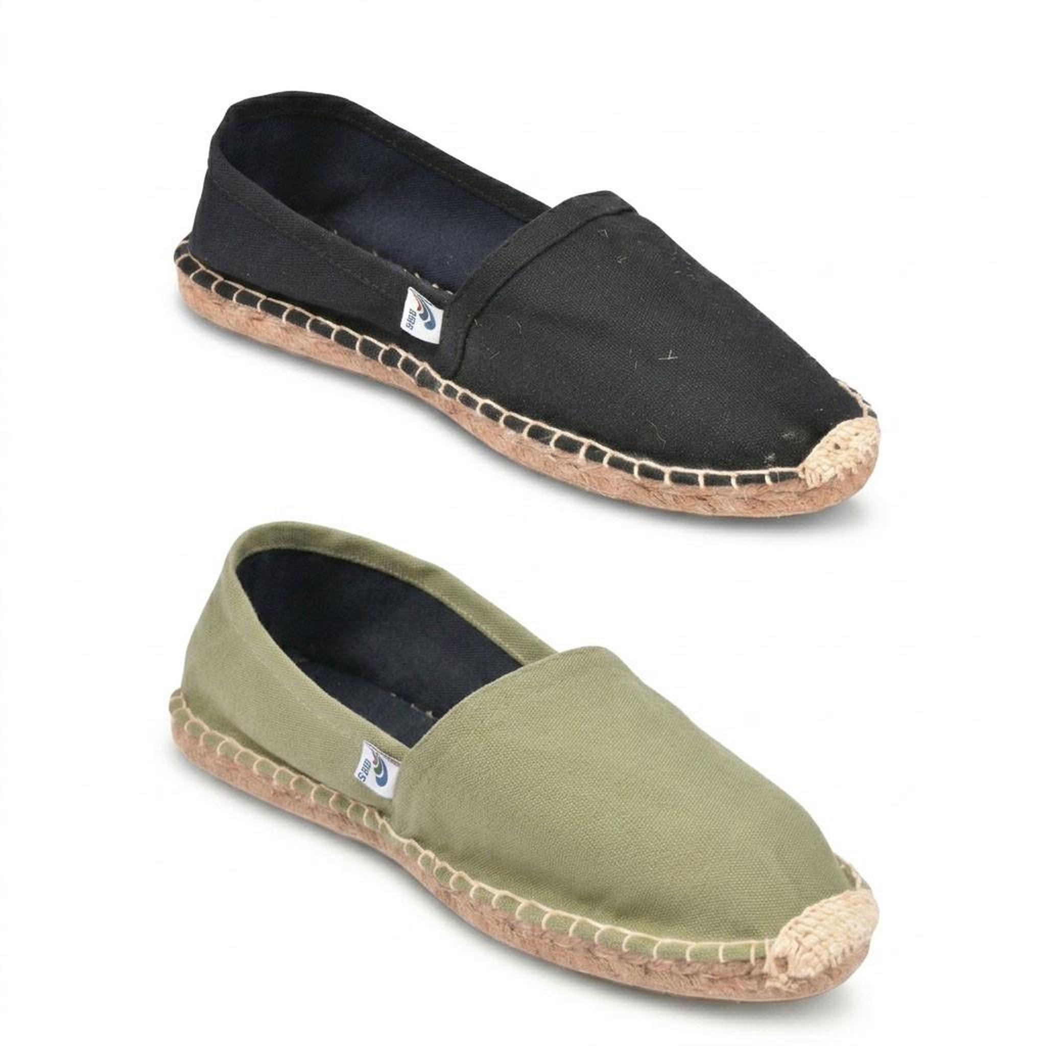 Voir la diapositive 1 : OZABI OZABI Pack 2 Paires Espadrilles Homme Semelle Corde Jute