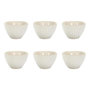 Voir la diapositive 1 : Paris Prix Lot de 6 Coupelles en Céramique  Vlora  11cm Beige