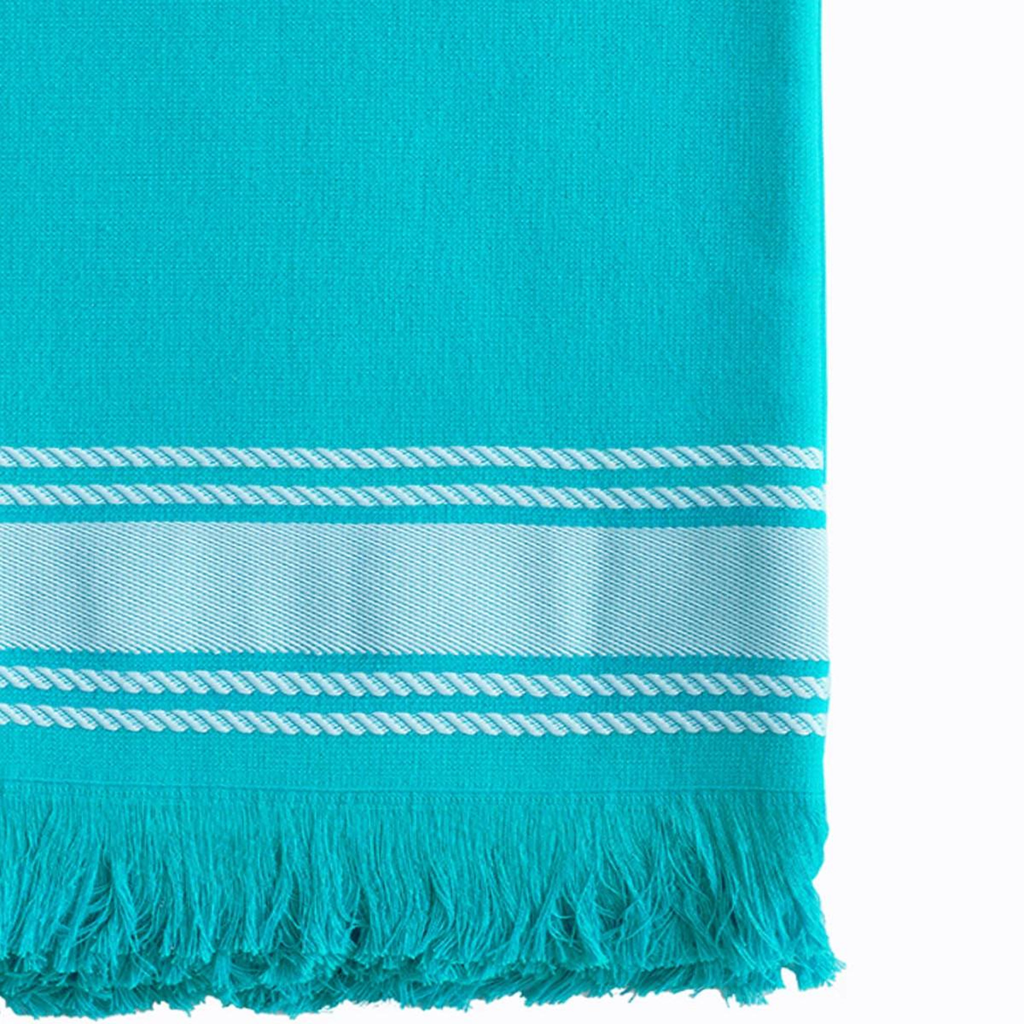 Voir la diapositive 2 : Sensei Maison Serviette de plage / fouta 100x180 cm BAHAMAS - 100x180 cm