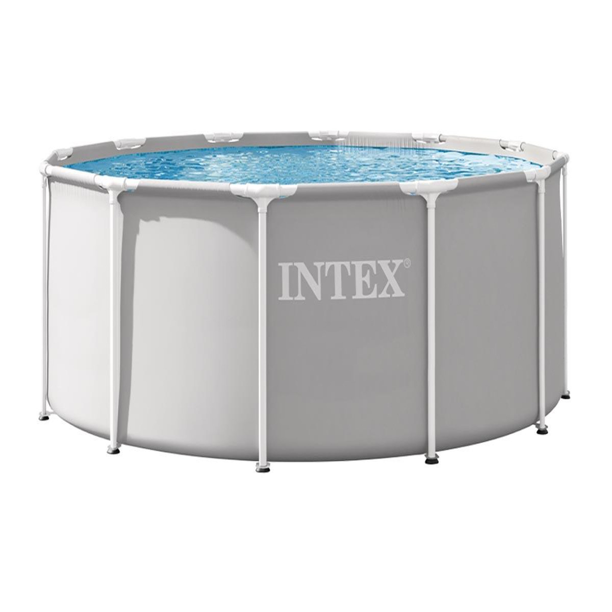 INTEX Piscine tubulaire prism frame ronde 3,66 x 1,22 m - intex