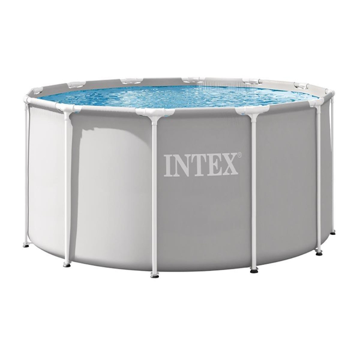 INTEX Piscine tubulaire Prism Frame ronde 3,66 x 1,22 m - Intex