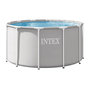 Voir la diapositive 1 : INTEX Piscine tubulaire Prism Frame ronde 3,66 x 1,22 m - Intex