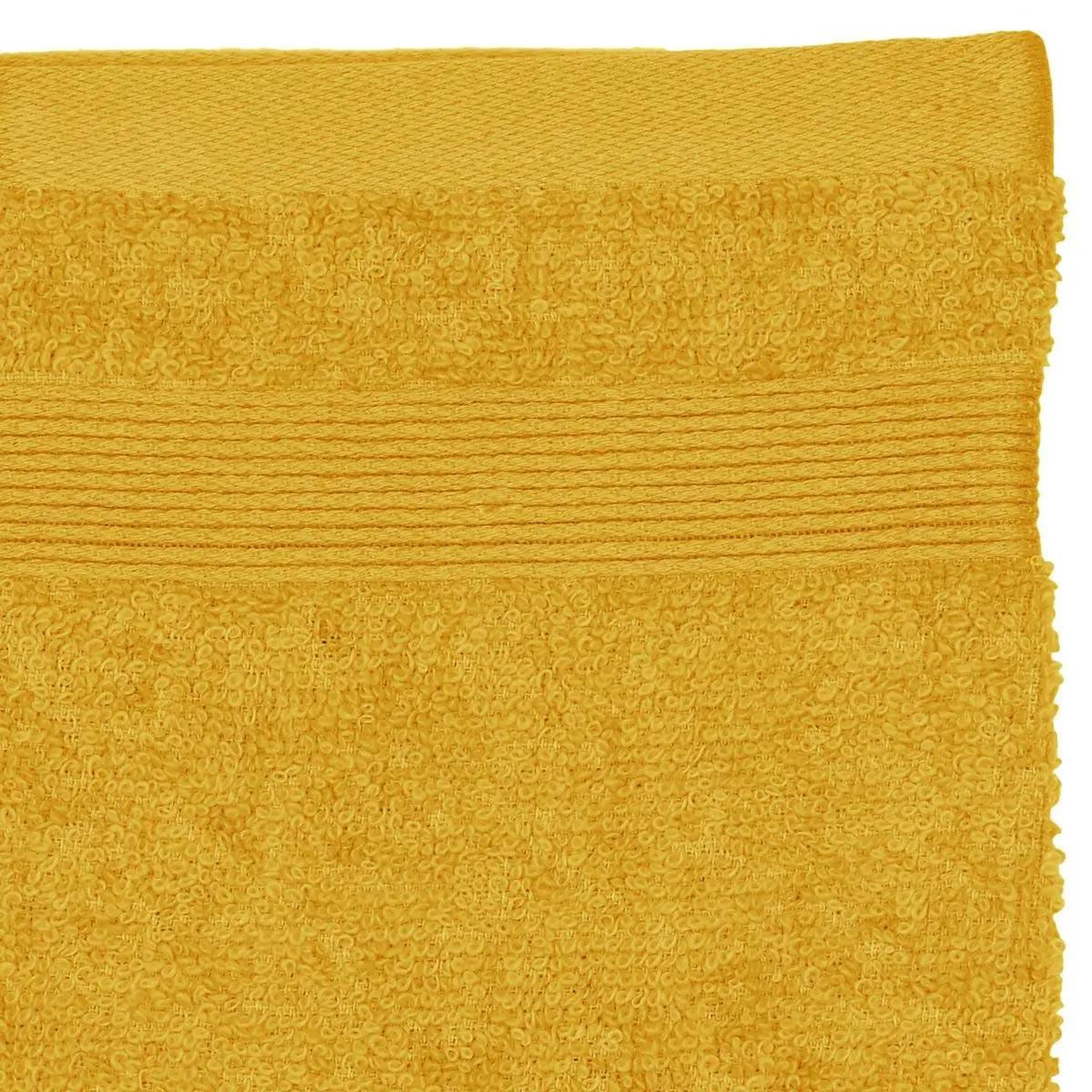 Voir la diapositive 2 : ATMOSPHERA Lot de 2 Gants de Toilette  Confort  15x21cm Ocre
