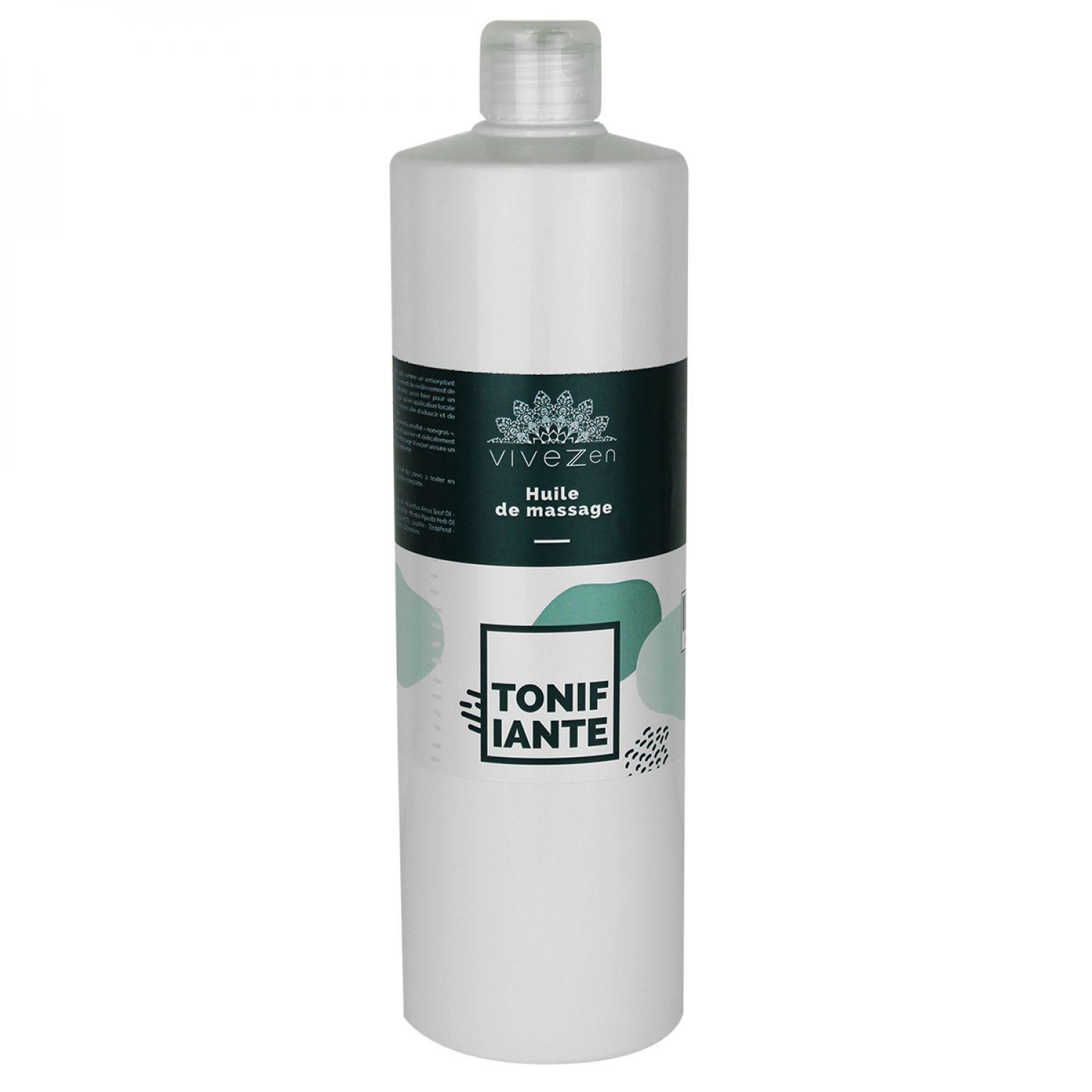 VIVEZEN Huile de massage, modelage, 1L - Tonifiante