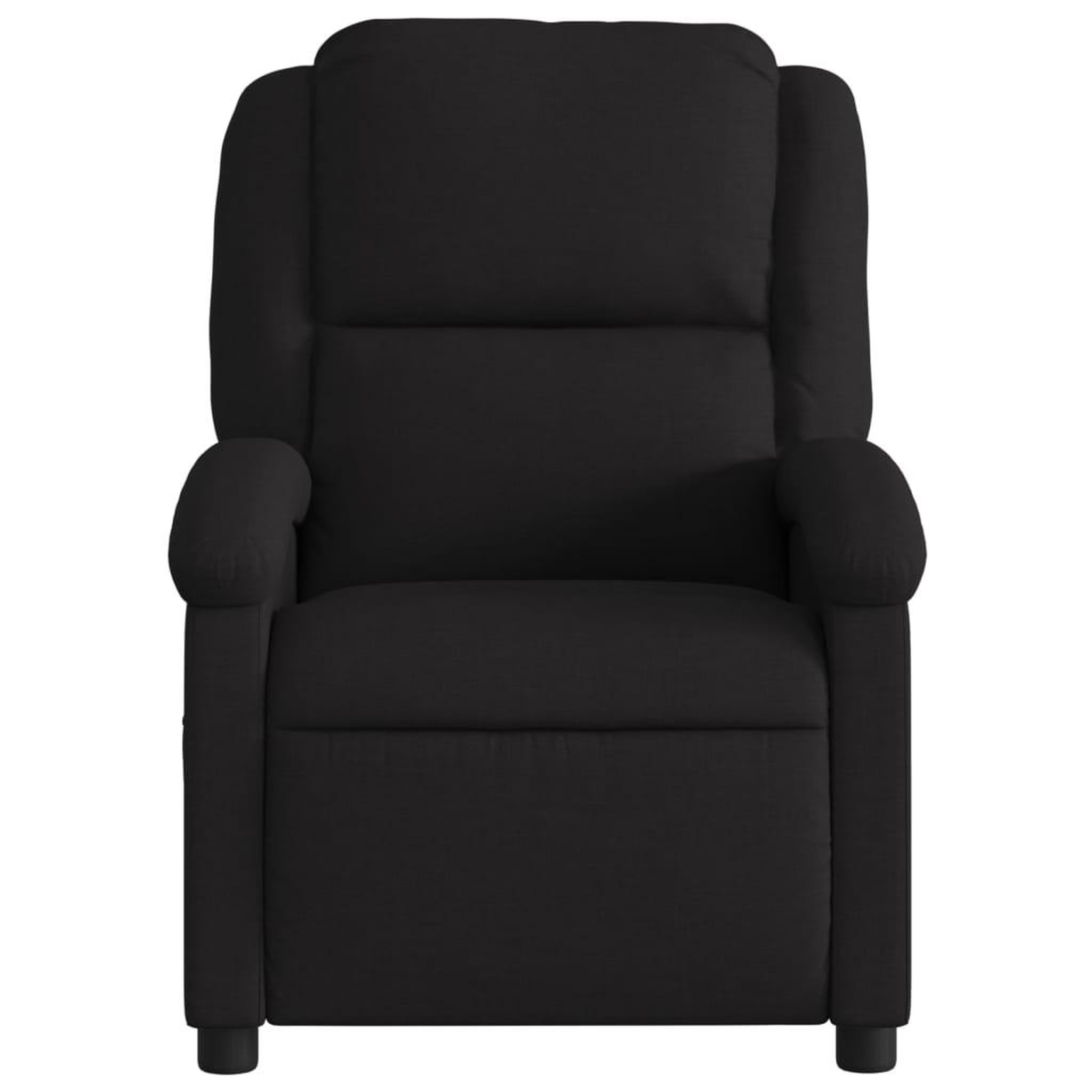 Voir la diapositive 4 : VIDAXL Fauteuil de massage inclinable Noir Tissu