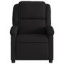 Voir la diapositive 4 : VIDAXL Fauteuil de massage inclinable Noir Tissu