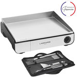LAGRANGE Plancha électrique Pro 50M noir à poser, 50x40 cm + kit d'accessoires