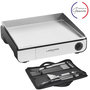 Voir la diapositive 1 : LAGRANGE Plancha électrique Pro 50M noir à poser, 50x40 cm + kit d'accessoires