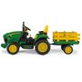 Voir la diapositive 2 : PEG PEREGO Tracteur Ground Force John Deere + remorque 