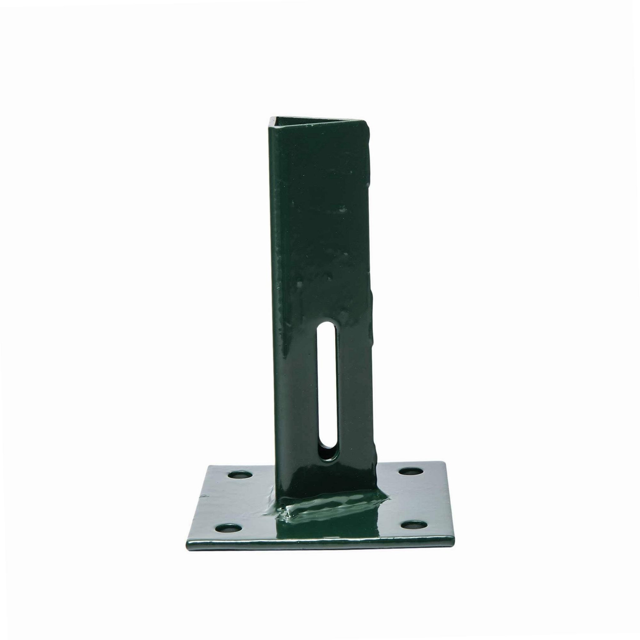 Voir la diapositive 2 : WERKAPRO Support poteau fer  forme t  werka pro vert