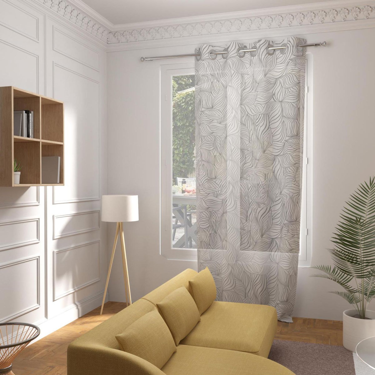 SOLEIL D'OCRE Voile à oeillets 135x250 cm LOUANE, par Soleil d'Ocre