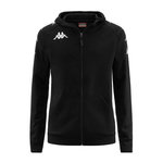 KAPPA Sweat Zippé Noir Garçon Kappa Divieto. Coloris disponibles : Noir