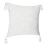 Voir la diapositive 1 : ATMOSPHERA Housse de Coussin  Slub  40x40cm Blanc