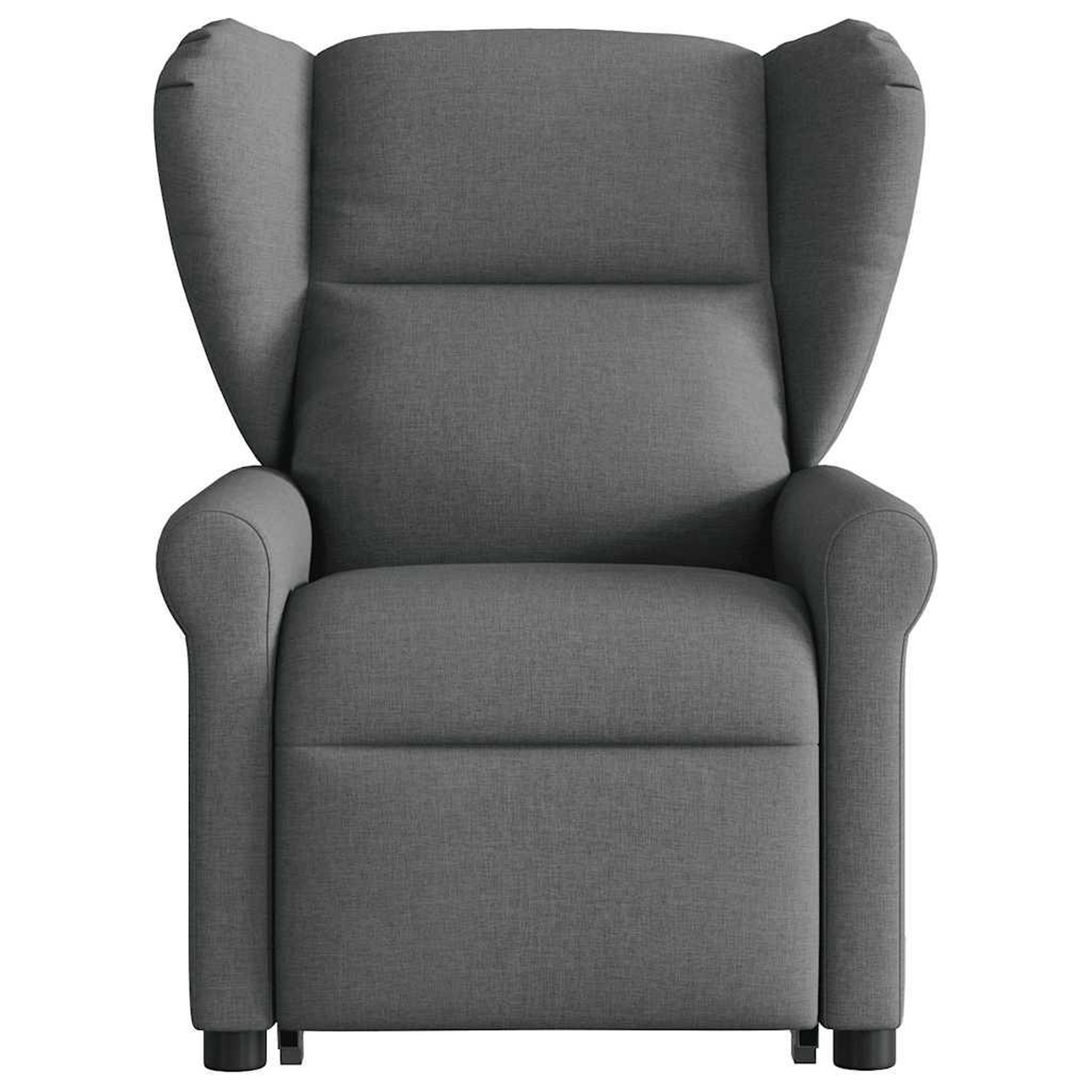 Voir la diapositive 4 : VIDAXL Fauteuil inclinable de massage electrique Gris fonce Tissu
