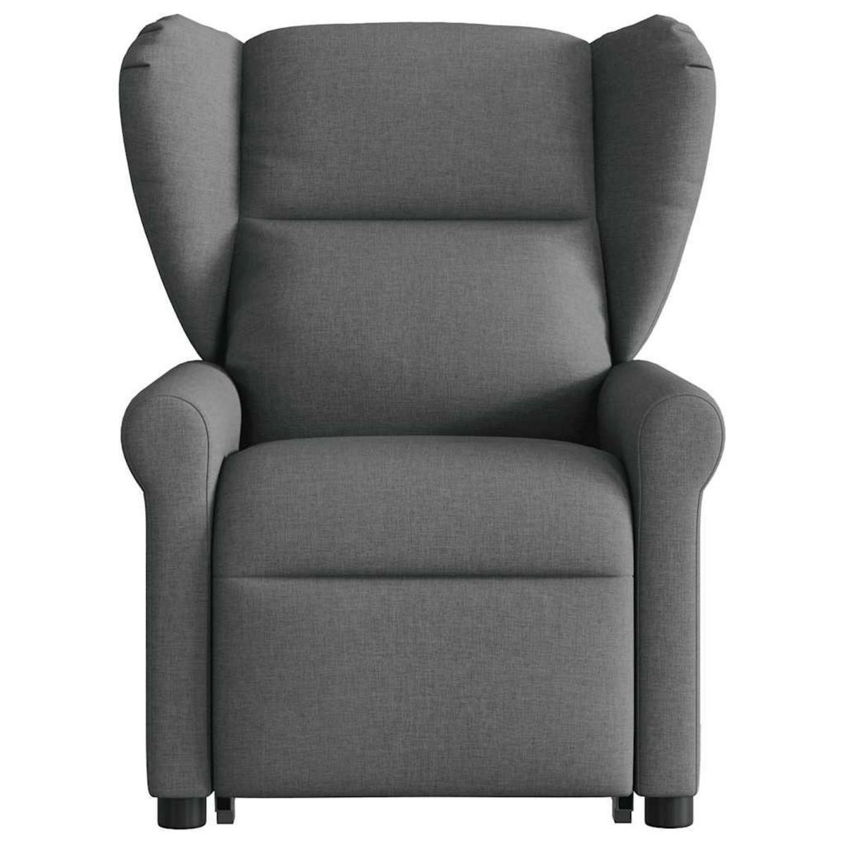 VIDAXL Fauteuil inclinable de massage electrique Gris fonce Tissu