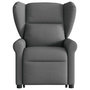 Voir la diapositive 4 : VIDAXL Fauteuil inclinable de massage electrique Gris fonce Tissu