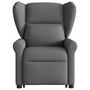 Voir la diapositive 4 : VIDAXL Fauteuil inclinable de massage electrique Gris fonce Tissu