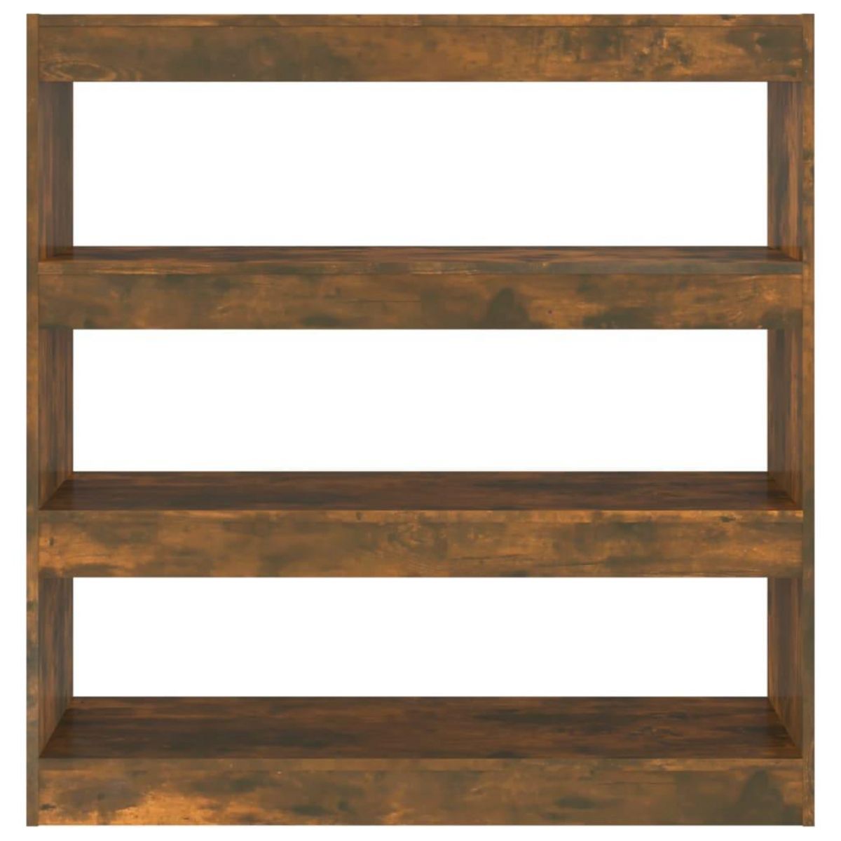 VIDAXL Bibliotheque/Separateur de piece chene fume 100x30x103 cm