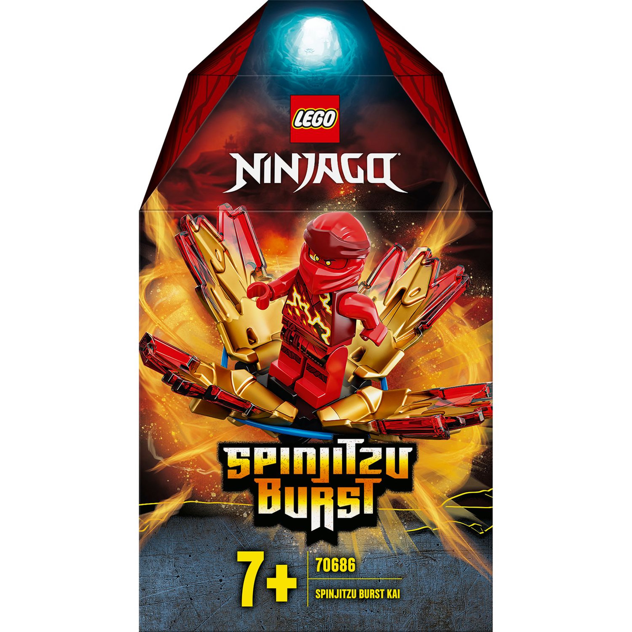 Voir la diapositive 1 : LEGO NINJAGO 70686 - Spinjitzu Attack - Kai