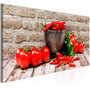 Voir la diapositive 1 : Paris Prix Tableau Imprimé  Red Vegetables Brick Narrow