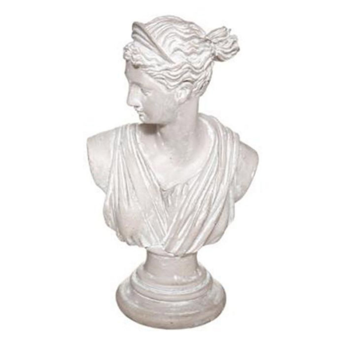 ATMOSPHERA Statuette Déco  Buste Diane  30cm Blanc
