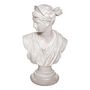 Voir la diapositive 1 : Paris Prix Statuette Déco  Buste Diane  30cm Blanc
