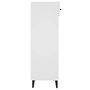 Voir la diapositive 5 : VIDAXL Armoire a chaussures blanc 30x35x105 cm bois d'ingenierie