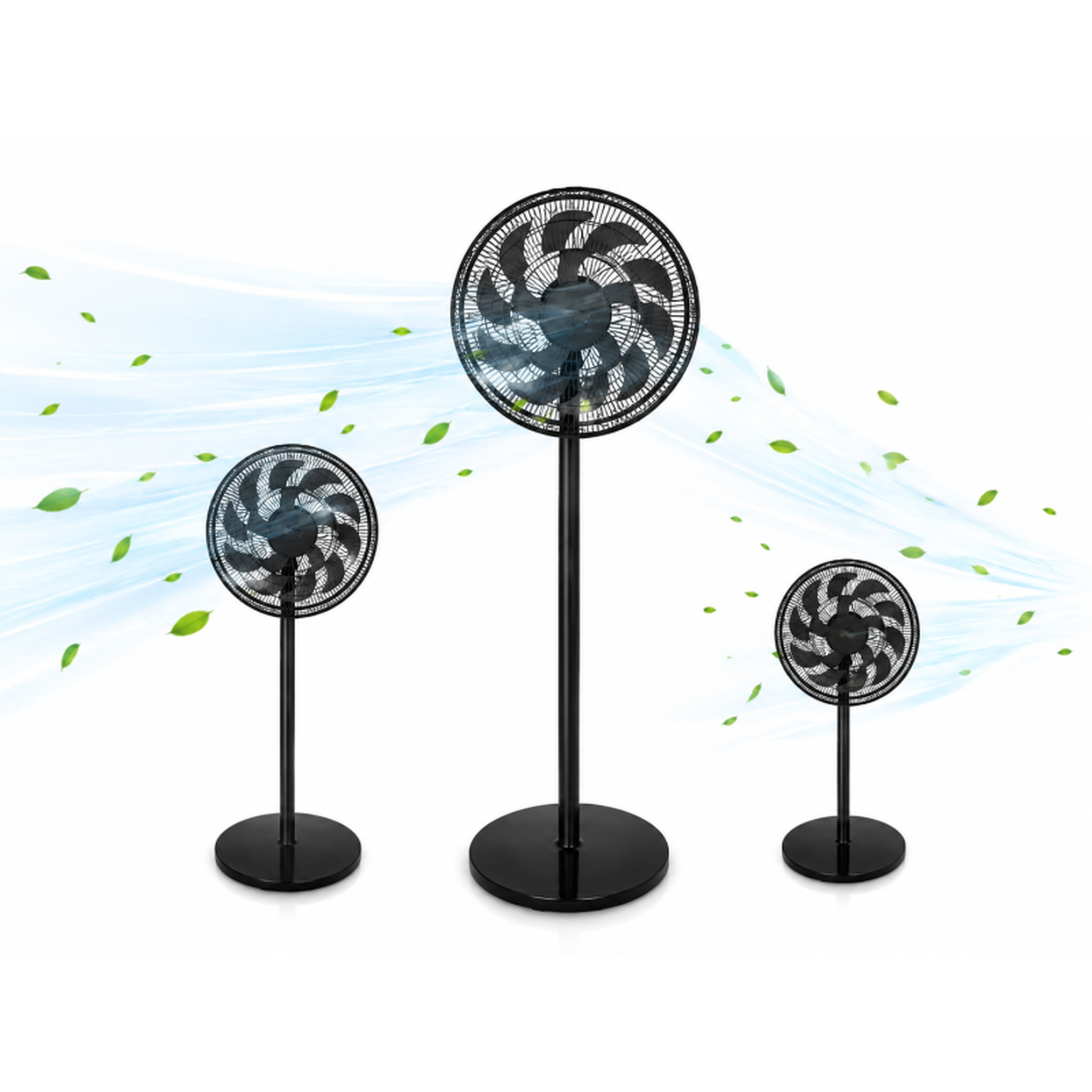 Ventilateur 3 en 1 modulable à hauteur réglable 50w