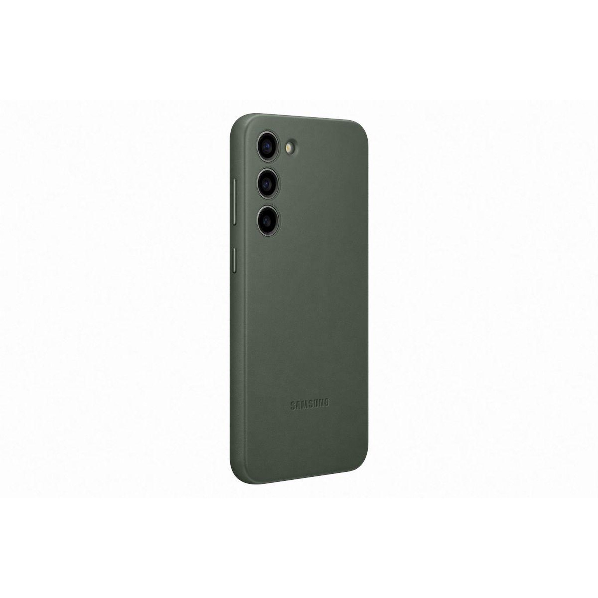 Voir la diapositive 3 : Samsung Coque s23+ cuir vert