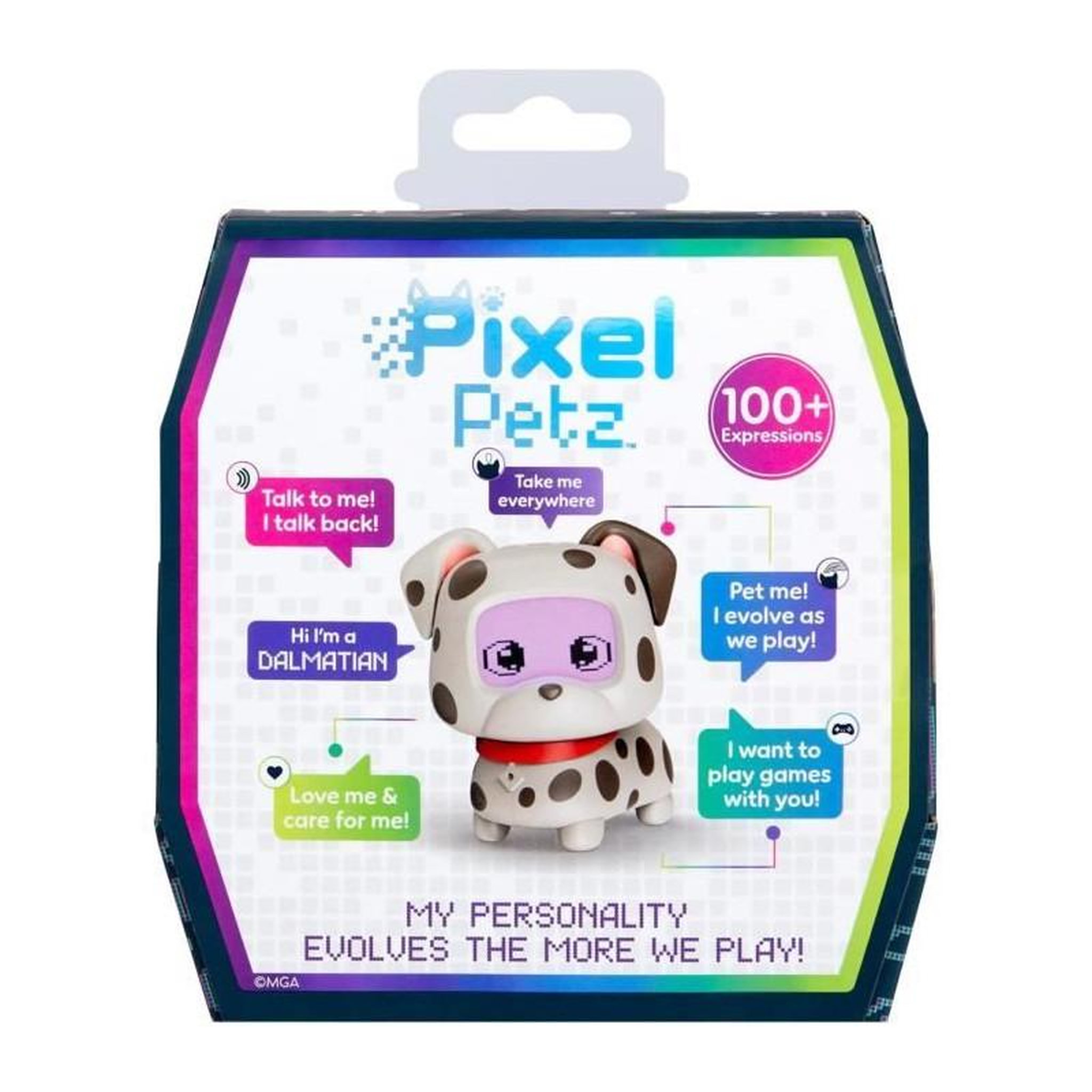 Voir la diapositive 4 : L.O.L. SURPRISE! Pixel Petz - Animal virtuel et interactif - Dalmatian - Jeux et activités - Plus de 100 réactions - Des 4ans