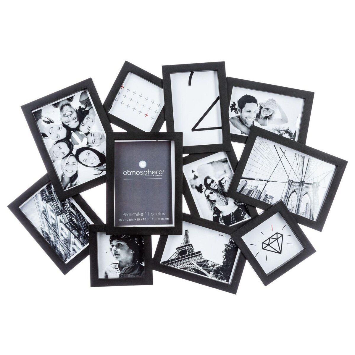 ATMOSPHERA Pêle-mêle 11 Photos Evy - 63 x 43 cm
