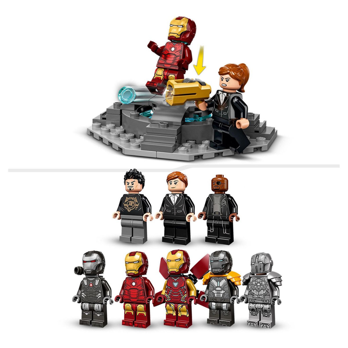 LEGO Marvel Super Heroes 76216 L'armurerie d'Iron Man 