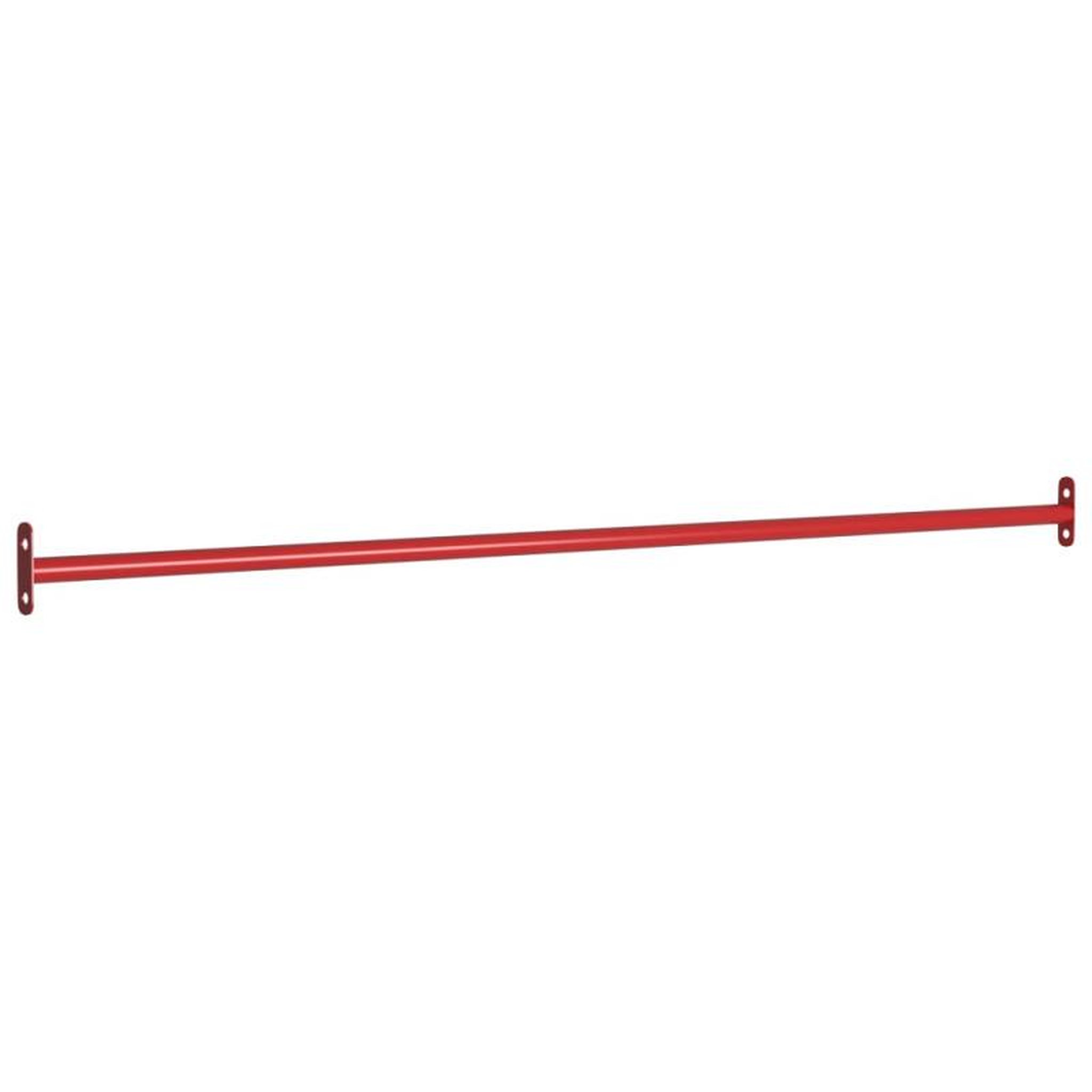 Voir la diapositive 2 : VIDAXL Barres fixes d exercice 3 pcs 125 cm Acier Rouge