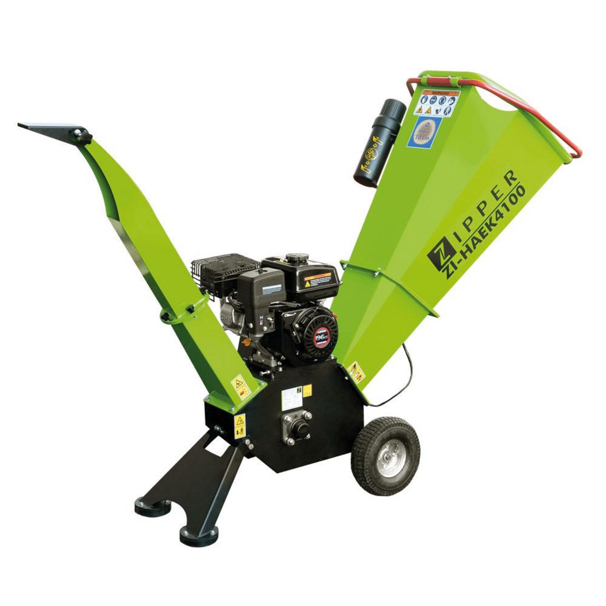 ZIPPER Broyeur de végétaux à essence - 555x850x870 mm - 196 cc