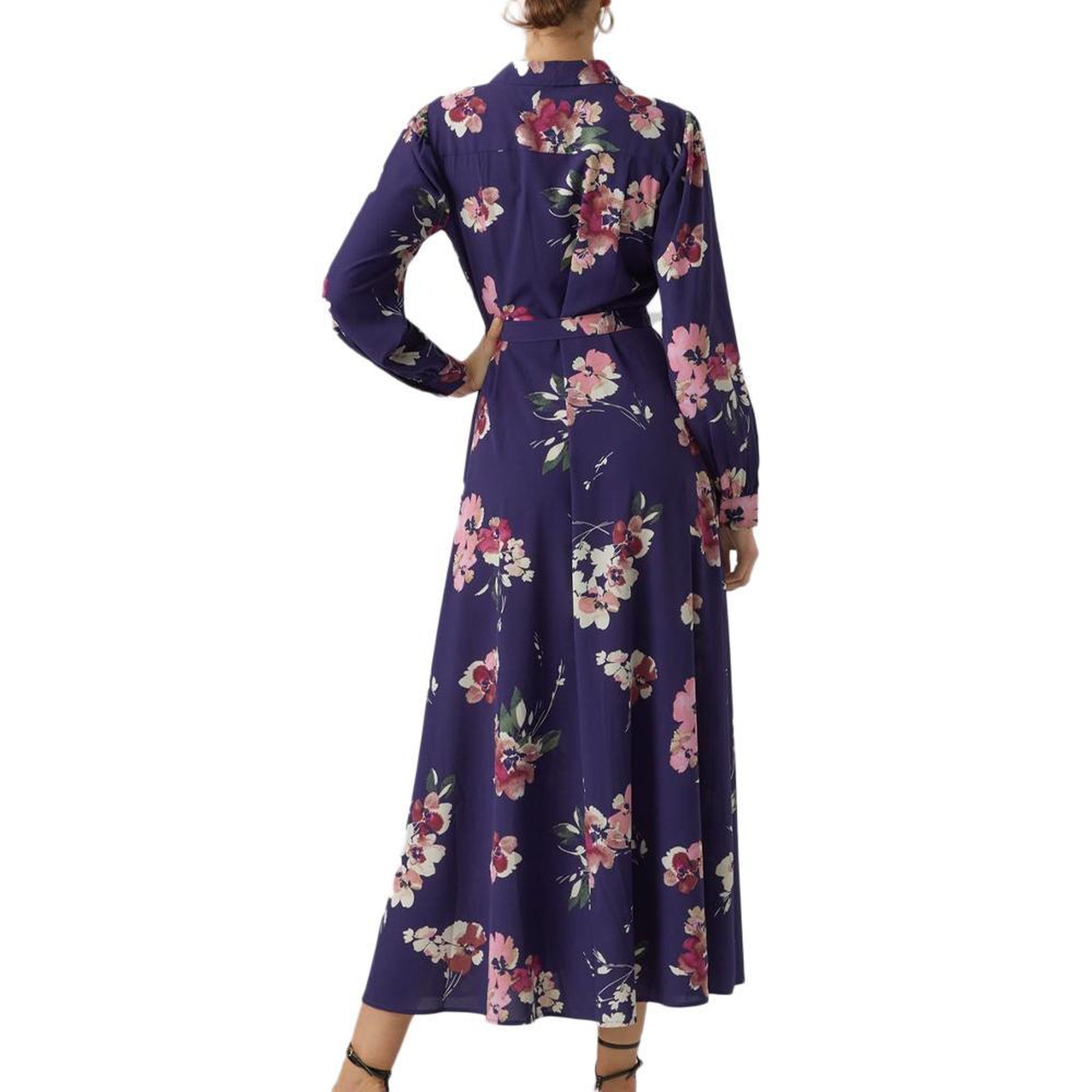 Voir la diapositive 2 : Vero Moda Robe Marine à Moifs Femme Vero Moda Shilah Naja
