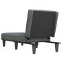 Voir la diapositive 5 : VIDAXL Chaise longue gris fonce tissu