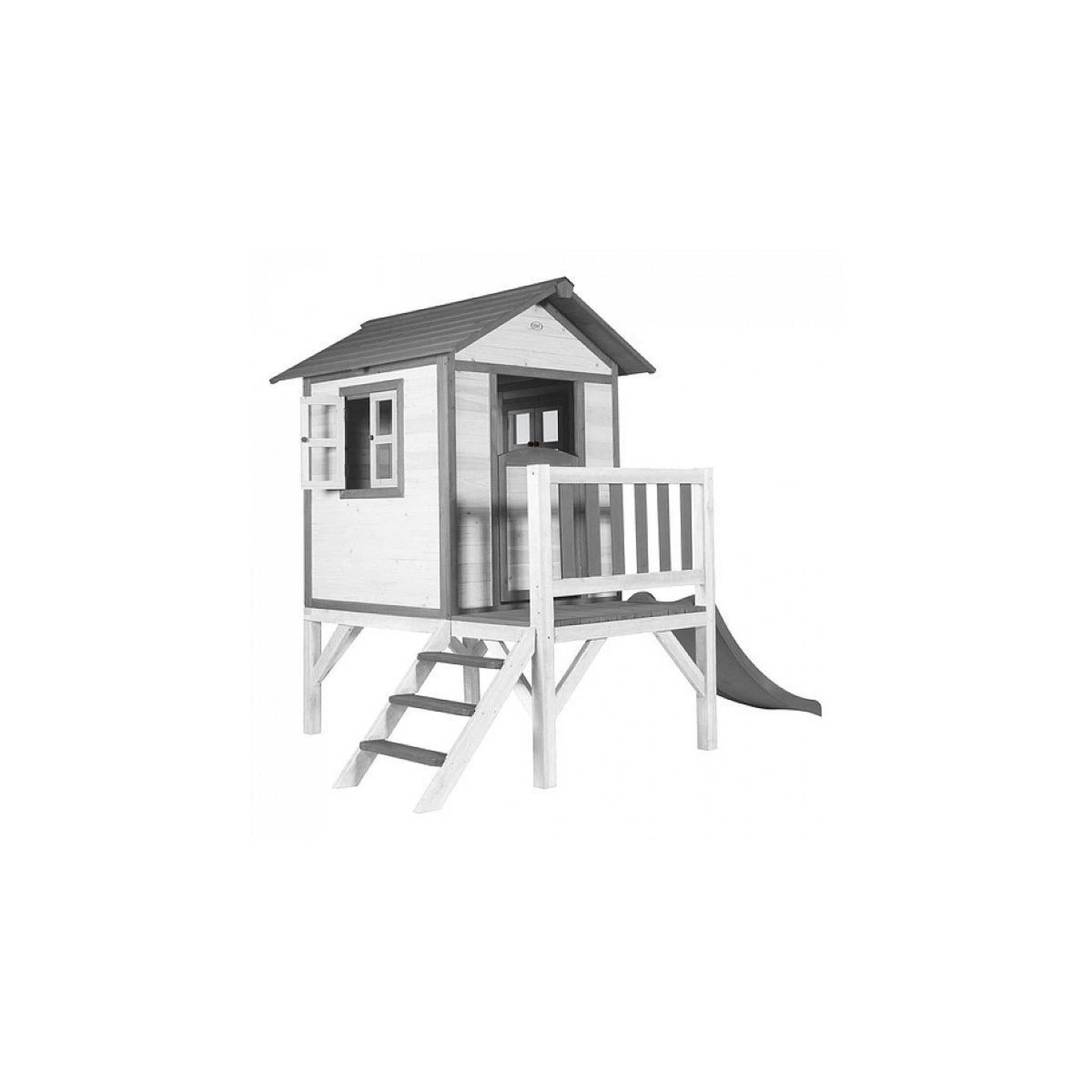 Voir la diapositive 2 : Axi House Axi beach lodge xl maisonnette classic toboggan gris
