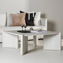 Voir la diapositive 4 : Paris Prix Table Basse Design  Rogaland  100cm Blanc