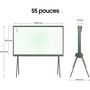 Voir la diapositive 3 : Samsung TV QLED The Serif TQ55LS01D Vert 2024