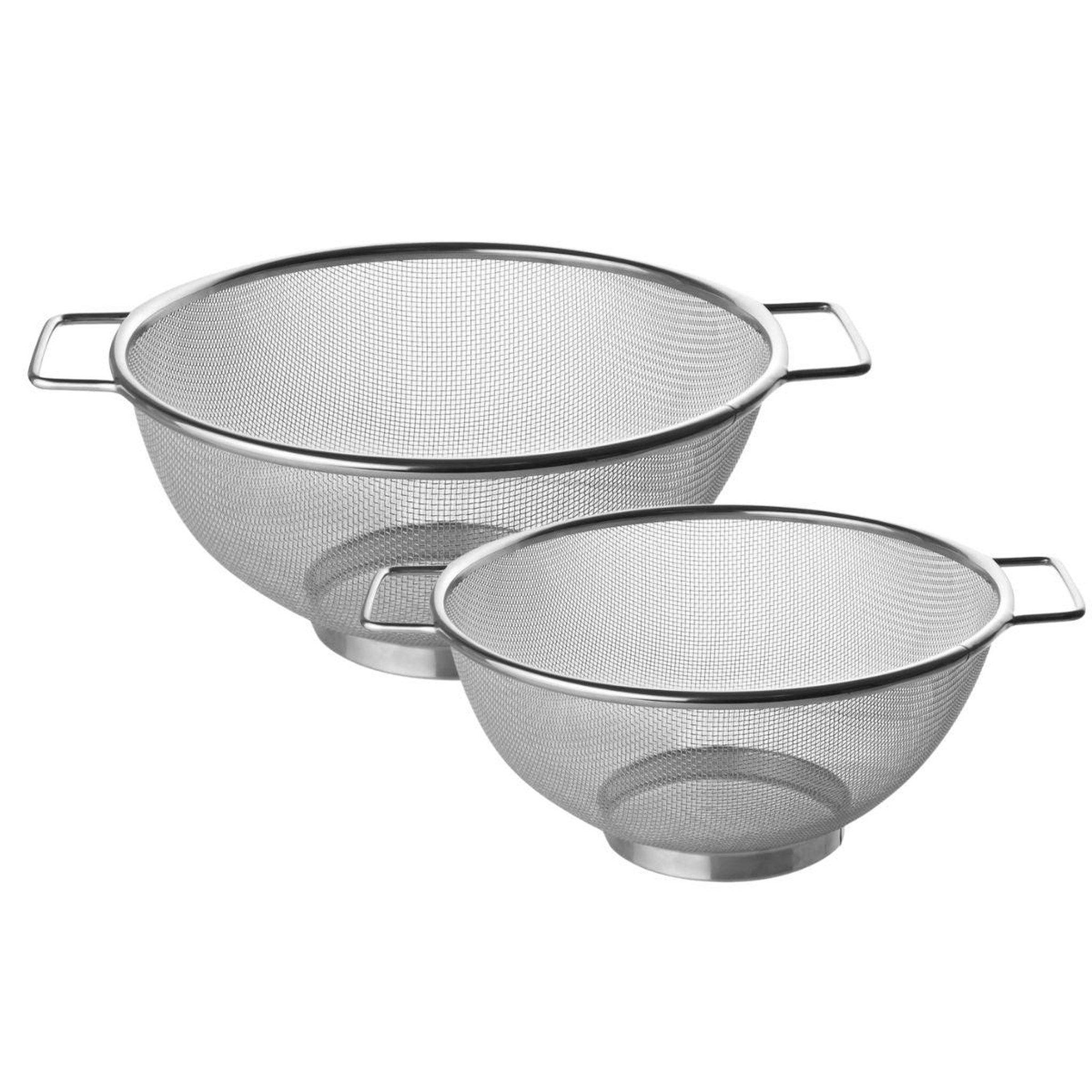 Voir la diapositive 1 : Fackelmann Set de 2 passoires inox 20 cm et 26 cm fackelmann